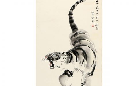徐荣发的画拍卖260万，中国最牛的疯子画家，精神病发作时随便画的画作如