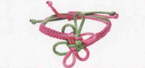 最简单的好看手链编法 四条绳子编手链的编法简单好看男