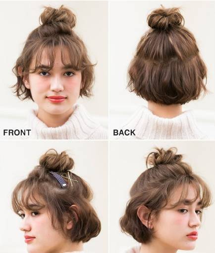披头发的方法100种 用一根皮筋扎简单漂亮的头发