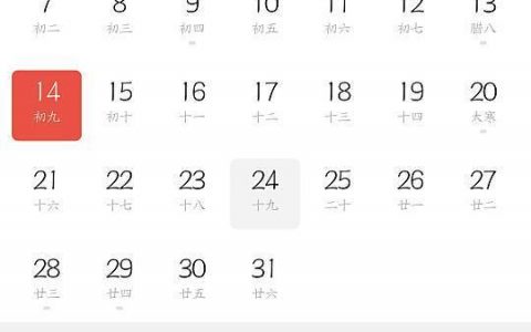 农历一月12阳历是多少，农历1月12是多少号