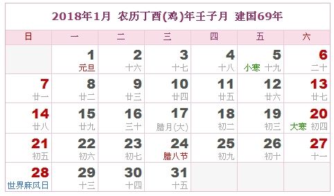 2、生日农历是腊月（12月），国历是1月份，那生肖到底是怎么算？